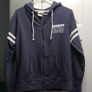 Cowboys zip up hoodie